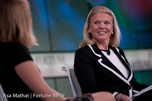 At the Fortune Most Powerful Women Summit in Laguna Niguel, CA.
