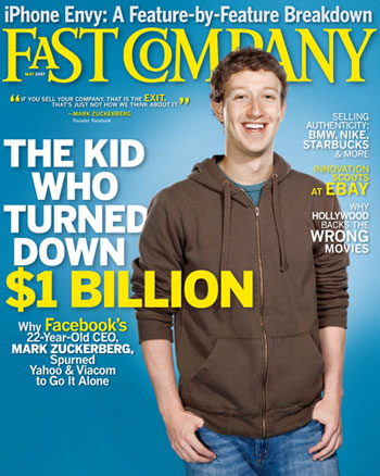 Zuckerberg @ Fast Company 2007