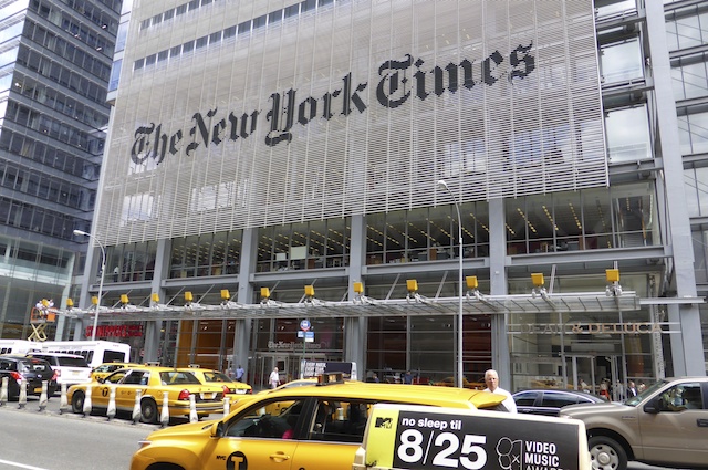 Le Siège du New York Times à Manhattan - (CC) Christophe Lachnitt