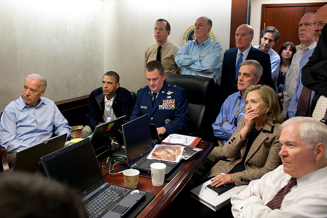 Barack Obama et son équipe suivant l'intervention contre Oussama Ben Laden - (CC) Cyril Attias